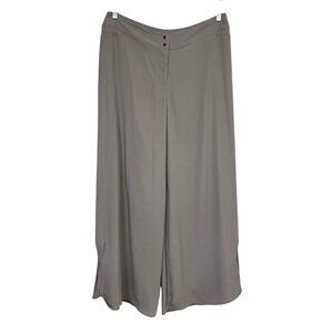 Babette Womens Wide-Leg Pants Lightweight Tan Size L